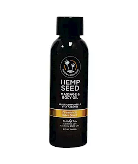 Hemp Seed Massage  Body Oil Dreamsicle Tangerine  Plum Scented 59ml