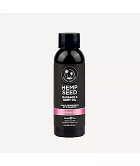 Hemp Seed Massage  Body Oil Zen Berry Rose Blackberry Yellow Rose  Amber Scented 59ml