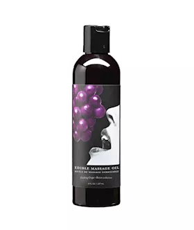 Edible Gushing Grape Flavoured Massage Oil 237ml