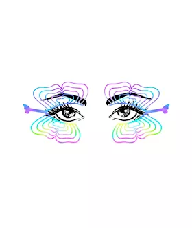 Lumi Butterfly Wings Holographic Face Sticker