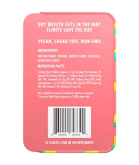 Flintts Mouth Watering Mints - Lemon