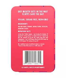 Flintts Mouth Watering Mints - Cherry