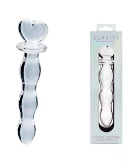 Clarity Glass Heras Cascade Dildo