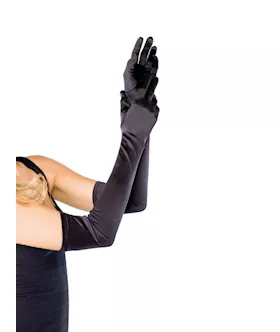 Bq Extra Long Satin Gloves