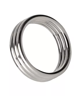 Echo 2 Inch Stainless Steel Triple Cock Ring