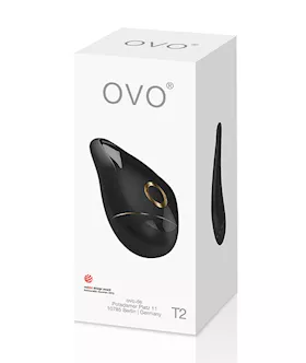 Ovo T2 Black Gold Lay On Massager
