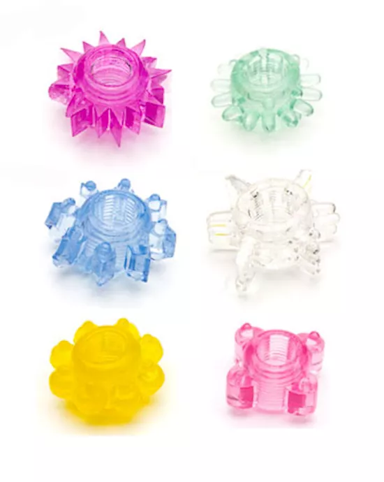 6 Cock Ring Set