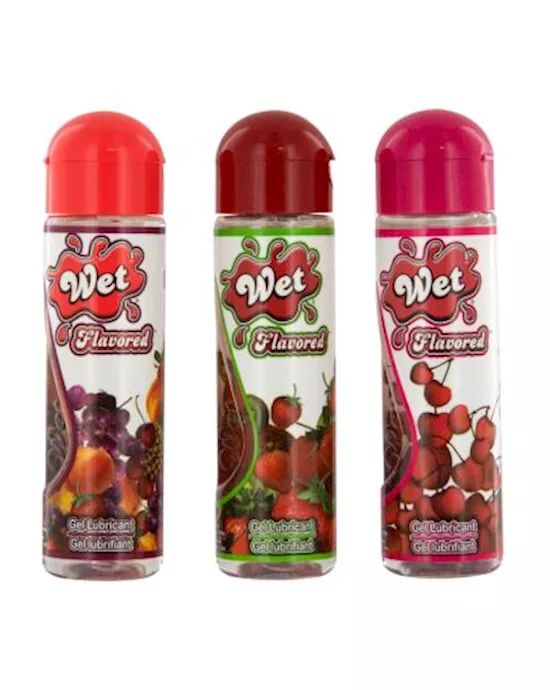 Wet Flavored Fruit Punch Gel Lubricant 3.5 Oz Bottle