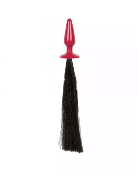 Pony Play Whip With Butt Plug