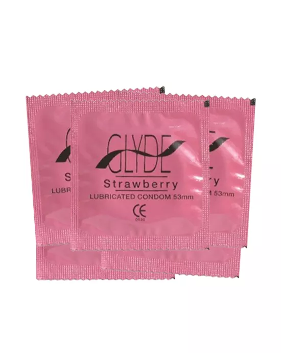 Glyde Ultra Strawberry 100 Bulk Pack