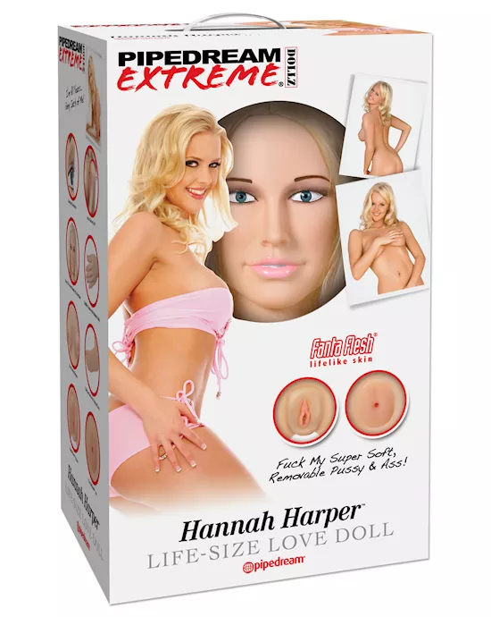 Pipedream Extreme Dollz Hannah Harper Life-size Love Doll