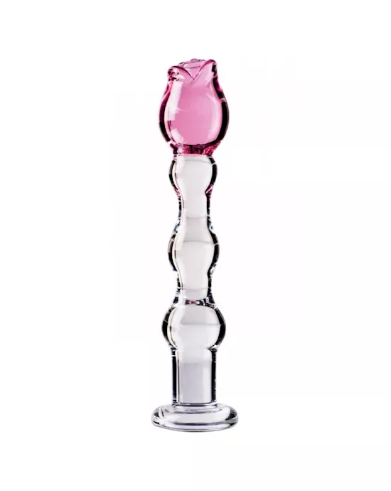 Rosebud Glass Wand