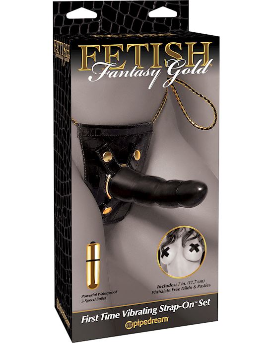 Fetish Fantasy  First Time Vibrating StrapOn Set