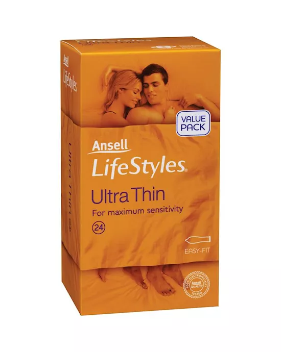 Ansell Lifestyles Ultra Thin 24s