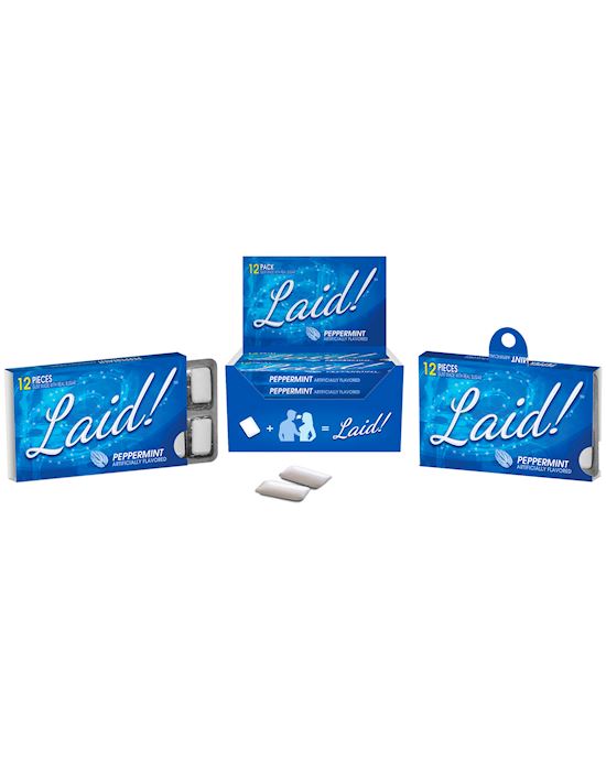 Laid! Chewing Gum 12 Pack