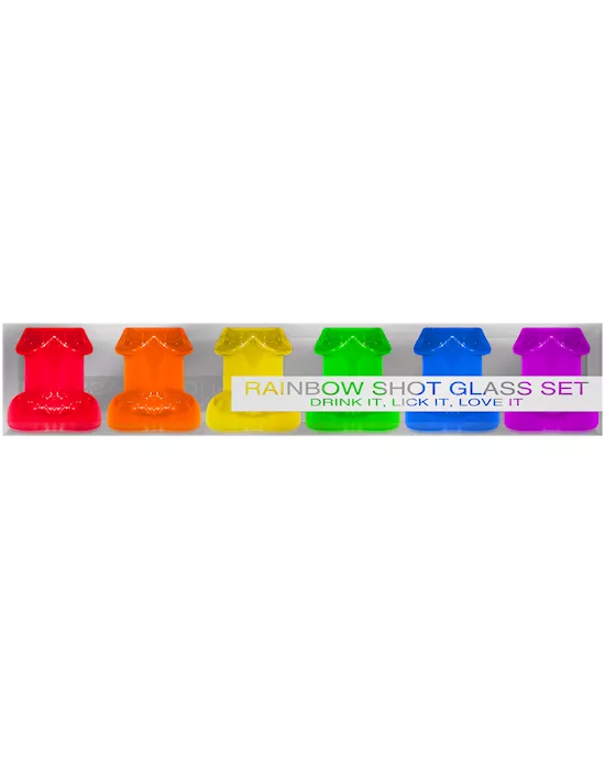 Rainbow Shot Glass Set