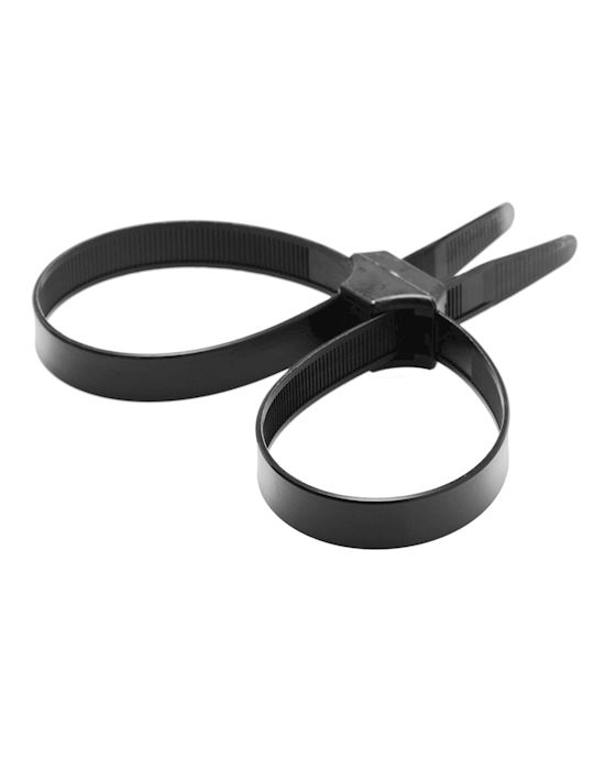 Black Zip Tie Police Cuffs