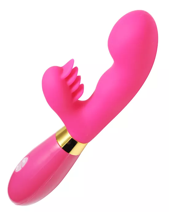 Petal Paradise 10x G-spot Vibe With Clit Stimulator