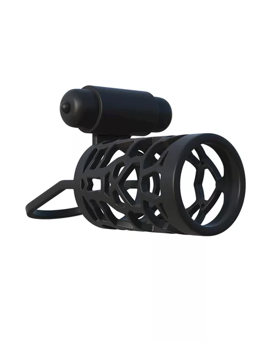 Fantasy C-ringz Thick Dick Silicone Vibrating Cage