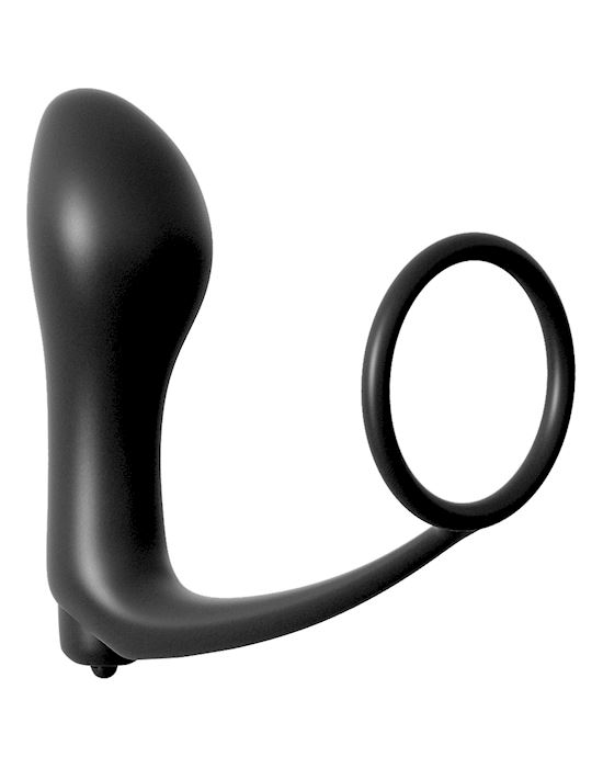 Assgasm Cockring Vibrating Plug