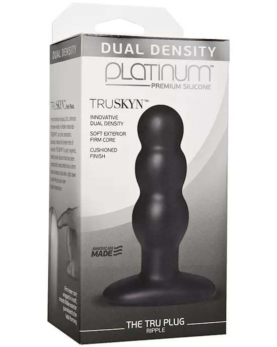 Platinum The Tru Plug Ripple Black