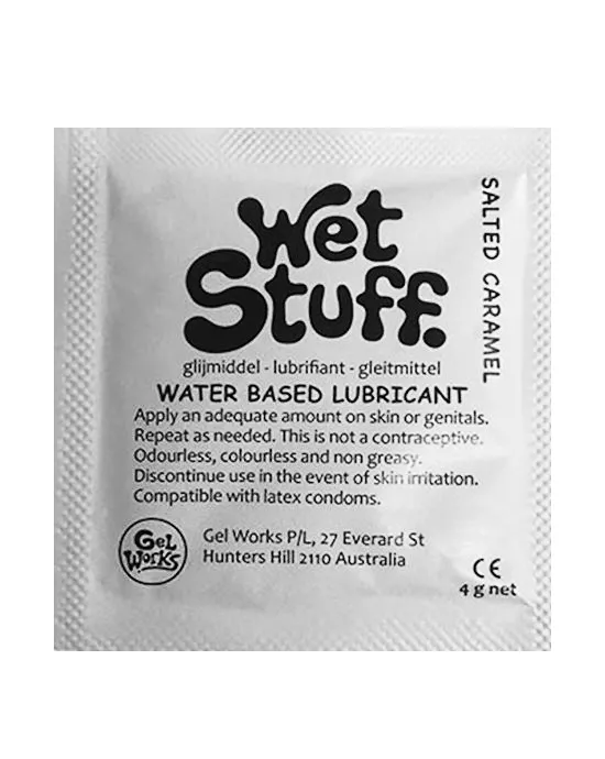 Wet Stuff  4g Sachet - Salted Caramel