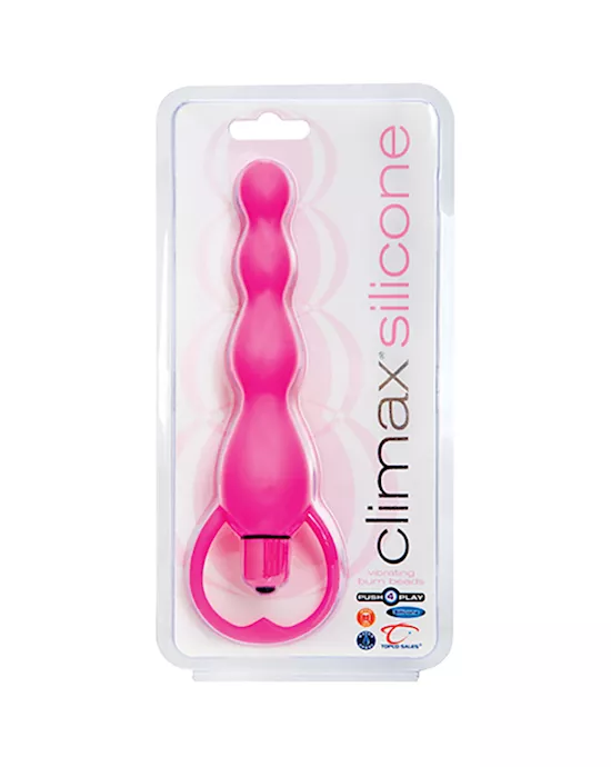 Climax Silicone Vibrating Bum Beads