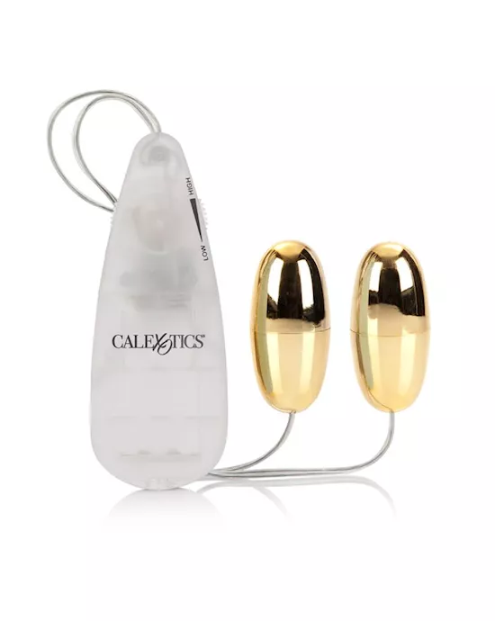 Pocket Exotics Vibrating Double Gold Bullets