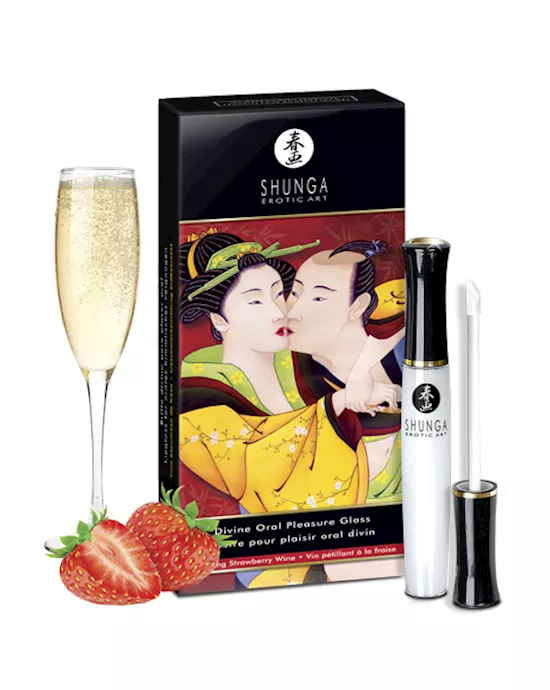 Divine Oral Pleasure Lipgloss - Champagne Strawberries