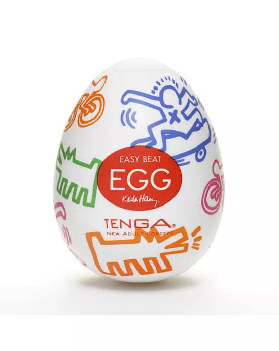 Tenga Keith Haring Street Egg Stroker 6 Pack