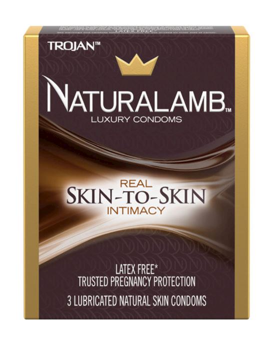 Trojan Naturalamb Lubricated 3pk