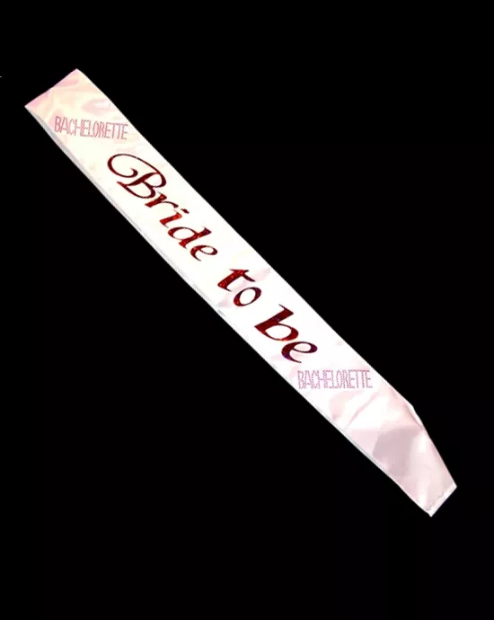 Bride To Be Sash
