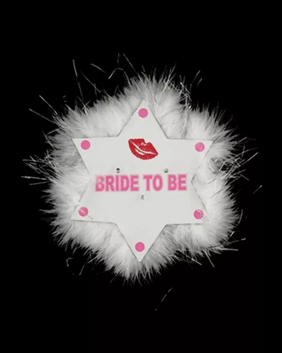 Flashing Bride To Be Star Brooch