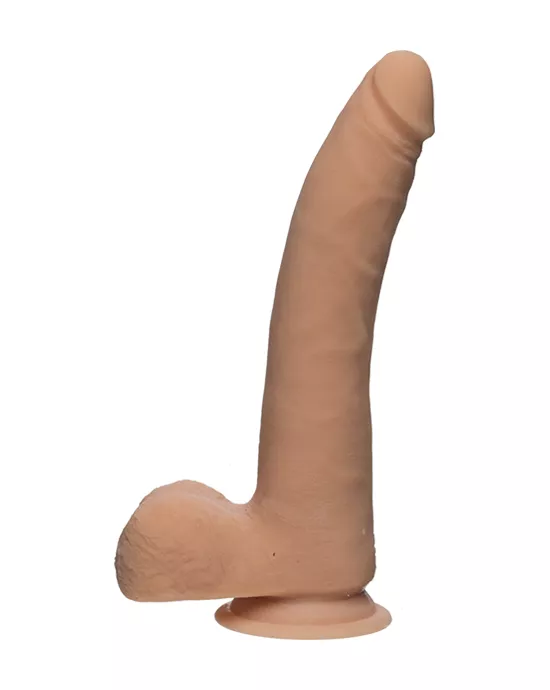 The D - The Realistic D - Slim Dildo With Balls