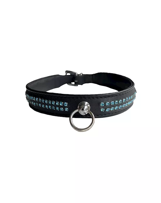 Adjustable Gem Encrusted Collar