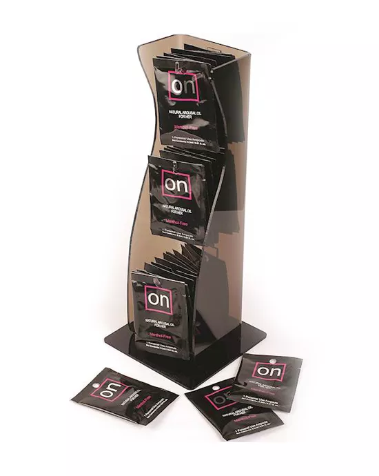 On For Her Arousal Oil Original 40 Piece Single Use Tower Disp