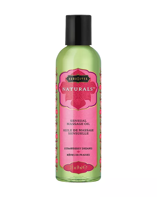 Kama Sutra Naturals Massage Oil - Strawberry Dreams