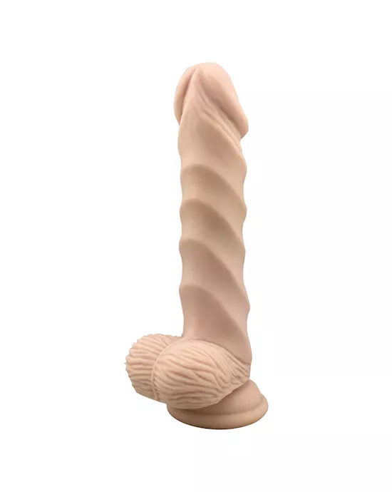 Ridged Suction Cup Dildo