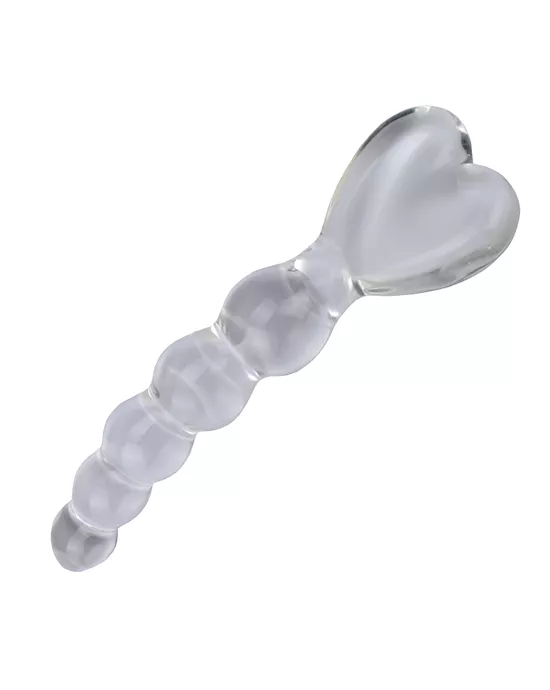 Love Heart Glass Plug