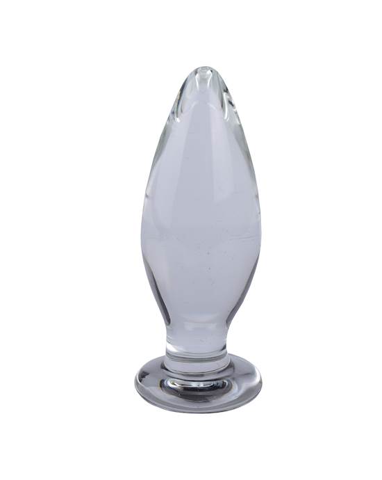 Lucent Clear Glass Butt Plug