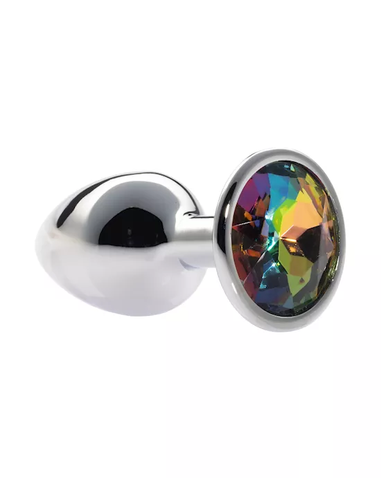 Kink Range Alloy Gem Butt Plug - 2.8 Inch