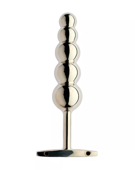 Kink Range Beaded Plug With Ring - 6.1 Inch