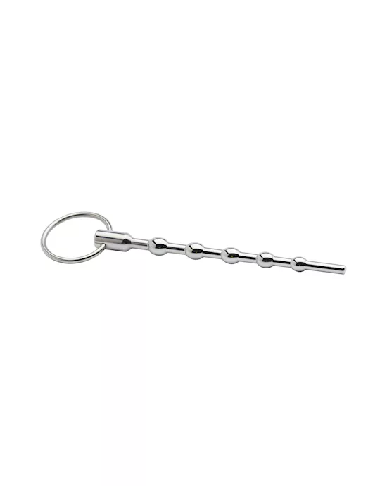 Kink Range Stainless Steel Tapered Ball Penis Plug - 5.1 Inch