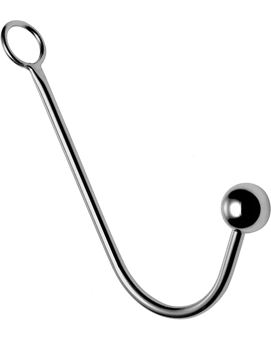 Kink Stainless Steel Anal Hook - Medium