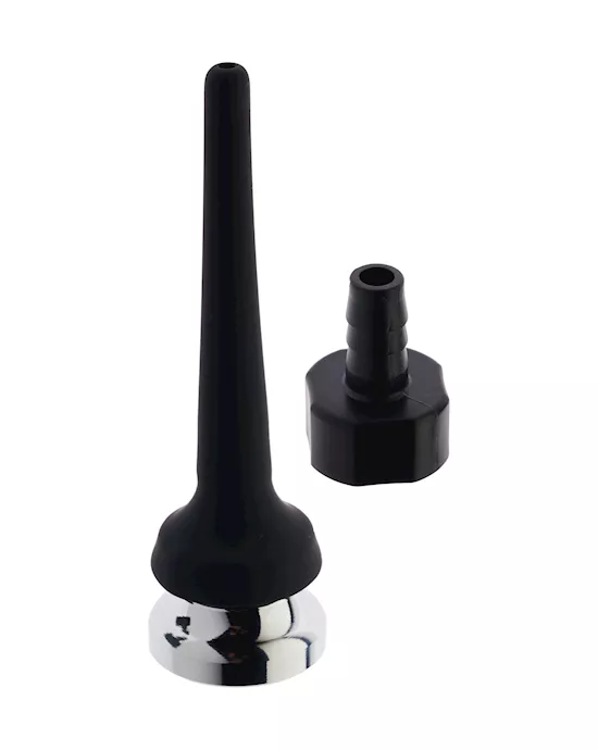 Kink Range Silicone Enema Attachment - 4.3 Inch
