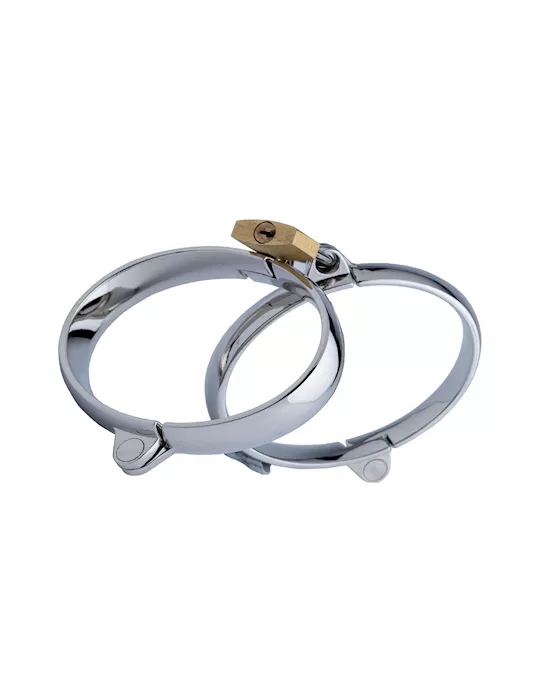 Kink Range Cuffs With Padlock - 2.1 Inch