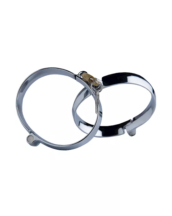 Kink Range Cuffs With Padlock - 3.5 Inch
