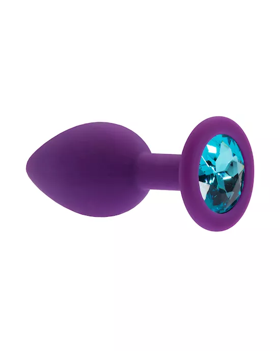 Kink Range Silicone Gemmed Butt Plug - 2.8 Inch