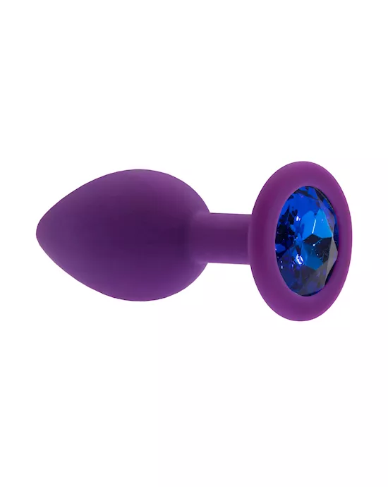 Kink Range Silicone Gemmed Butt Plug - 2.8 Inch