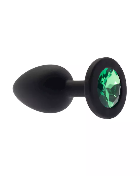 Kink Range Silicone Gemmed Butt Plug - 2.8 Inch